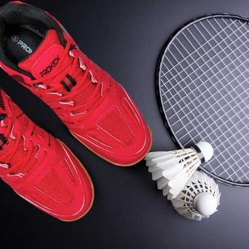Image of Prokick Storm Court Non Marking Badminton Shoes | Lightweight, Durable & Flexible Badminton Shoes | Also Perfect for Squash, Table Tennis, Volleyball, Basketball & Indoor Sports
