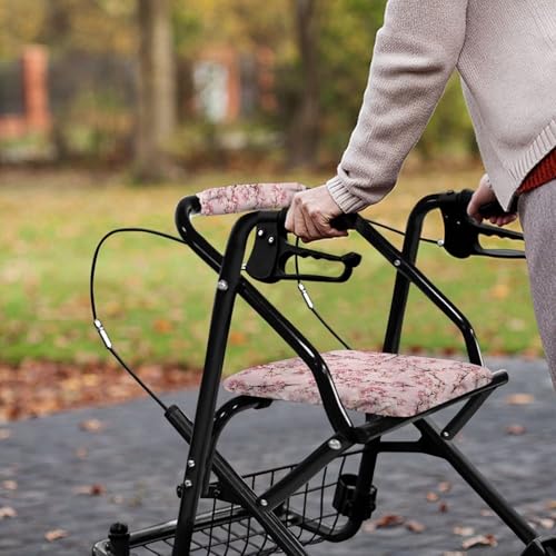 Image of Butterfly Universal Seat Covers for Rollator Walkers, Soft Backrest and Seat Covers, Adjustable Walker Accessories for Seniors Women Men