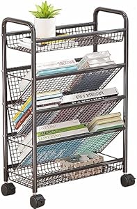 Generisch Generic Metall Bücherwagen 5 Etagen