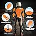 PSLER Full CE Level 2 Certified Motorcycle Armor Back Pad, Elbow and Shoulder Protection Pads Set for Motorcycle Jackets, 5PCS