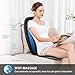Comfier Back Massager Knee Massager Bundle | Deep Tissue Kneading Massage Seat Cushion, Massage Chair Pad for Full Back Pain Relief, Electric Body Massager for Home or Office Chair use
