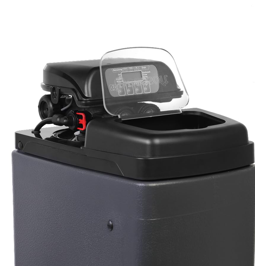 Ecosoft Pink 150 water softener | addolcitore compatto per acqua dura | valvola digitale volumetrica a basso consumo | installazione sotto lavello | protezione dal calcare