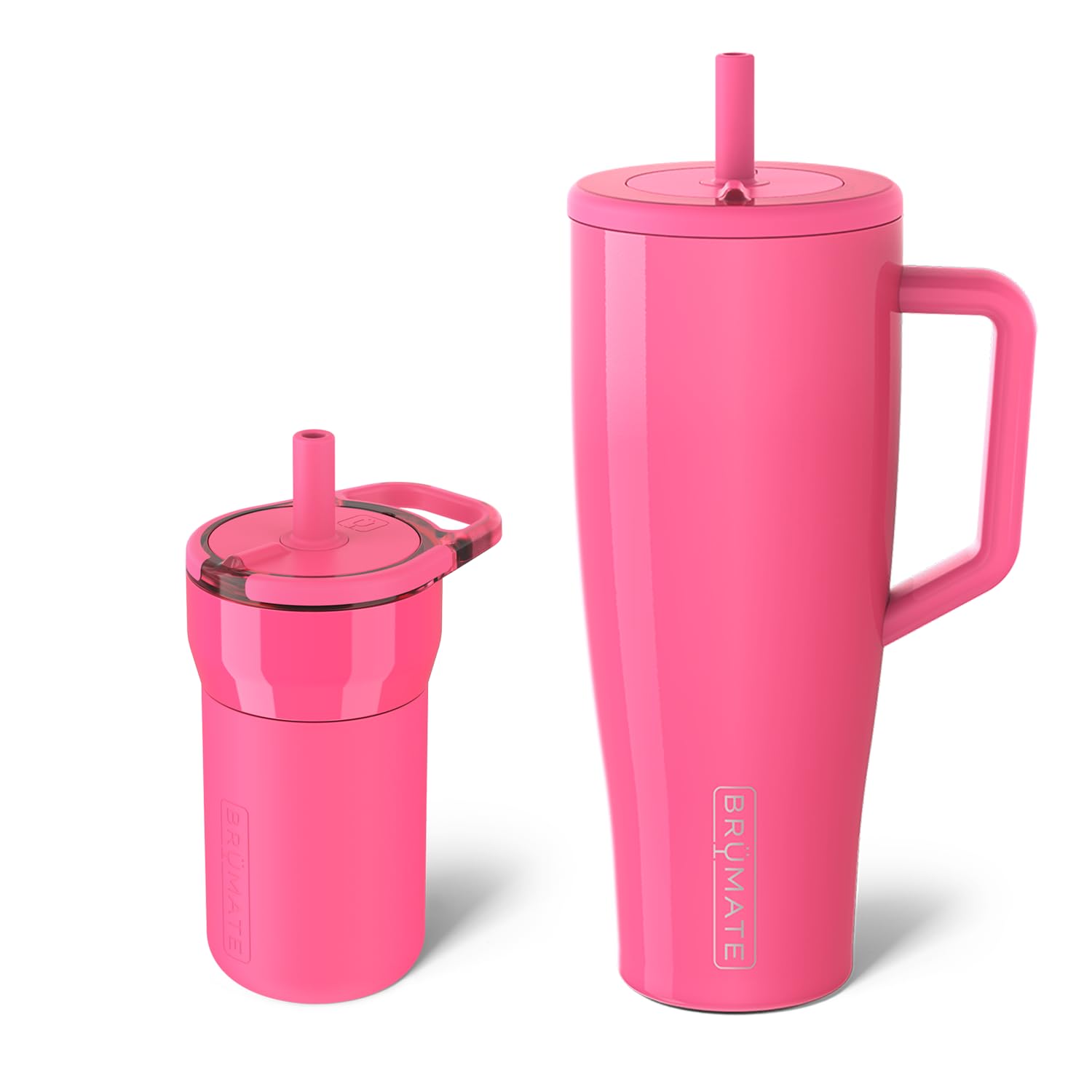 Amazon.com | BrüMate 40oz Era and 12oz Leap Bundle Neon Pink