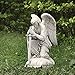 Joseph's Studio by Roman Inc., Kneeling Male Angel, Garden Collection, Religious Statue, Memorial, Angel, Patron Saint, Garden Décor (13x6x8)