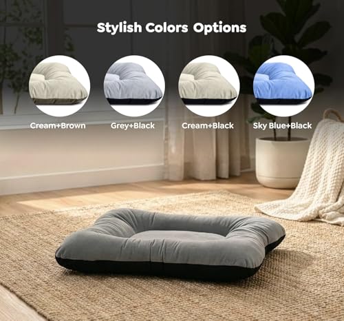 Image of Dog Beds For Large Dogs 70x100cm, Large Dog Bed Cotton Design ,Golden Retriever cat pillow Bed With Premium Velvet Finish And Soft Microfiber Filling For Everyday cooling bed for dogs.