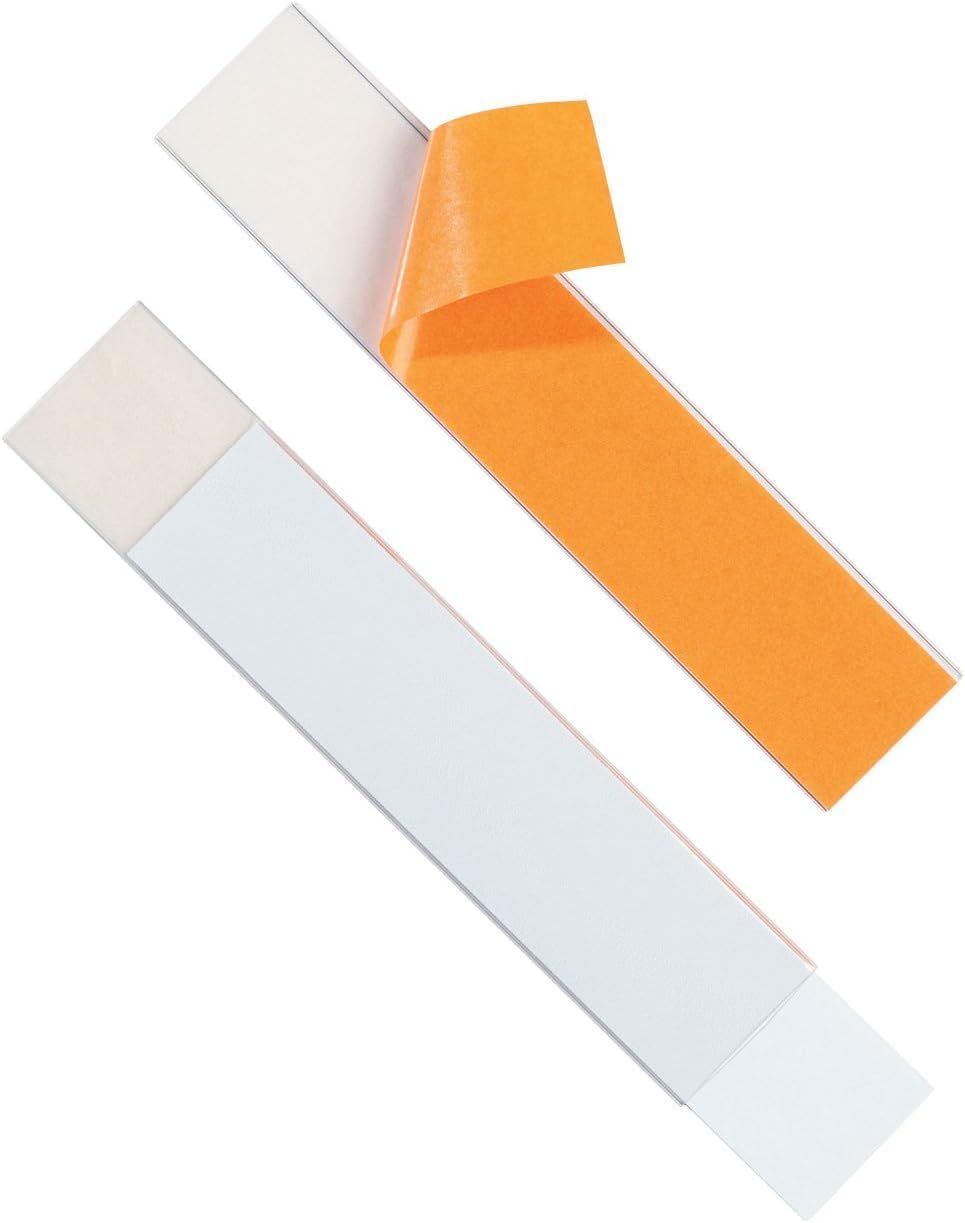 Durable Schildfix 803019 Label Holders with Blank Inserts 200 x 30 mm Pack of 5