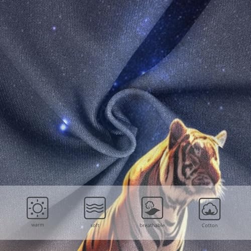 Tiger Night Sky Toddler Underwear Custom 2t Cotton Panties for Girl Florals Briefs Underpants3