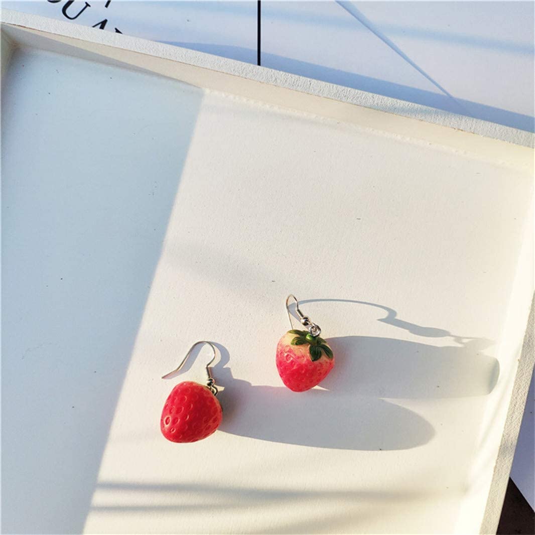 U-M Pendientes de Fresa Las Mujeres Lindas favorecen los Accesorios del diseño de la Fruta Dulce Rojo. Agradable y Profesional