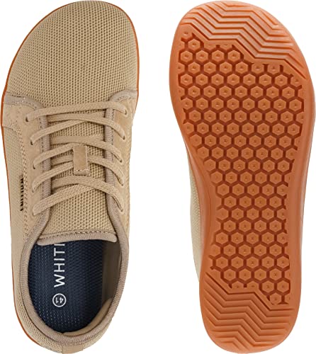 Whitin Women's Fashion Minimalist Sneakers Barefoot Wide Width Toe Box Shoes Zero Drop Size 11 Teacher Lightweight Trail Cute Road Running Dress Walking Arch Support Tennis Comfy W81 Loafers Brown 42 #TOP5