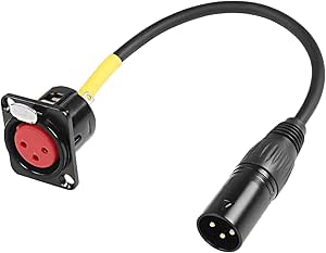 Connettore XLR Maschio Femmina 4 Adattatori XLR Pass-Through Per Montaggio A Pannello - Connetti Microfoni E Audio In Modo Pulito! Next Level Racing - Foto 5
