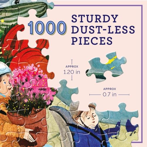 Image of eeBoo Artists in Amsterdam 1000 Piece Square Jigsaw Puzzle, 23 inch x 23 inch