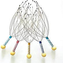 Adimac Manual Scalp Massager (Pack of 5) – Handheld Head Massager for Stress Relief, Hair Growth, and Relaxation