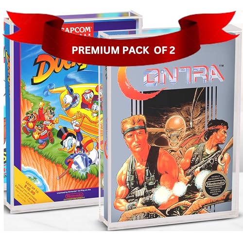 Goditi la presentazione migliorata della tua collezione di giochi Nintendo più pregiata con le nostre protezioni acriliche trasparenti. Ha un design a parete trasparente simile al vetro che conferisce un aspetto elegante quando impilato.