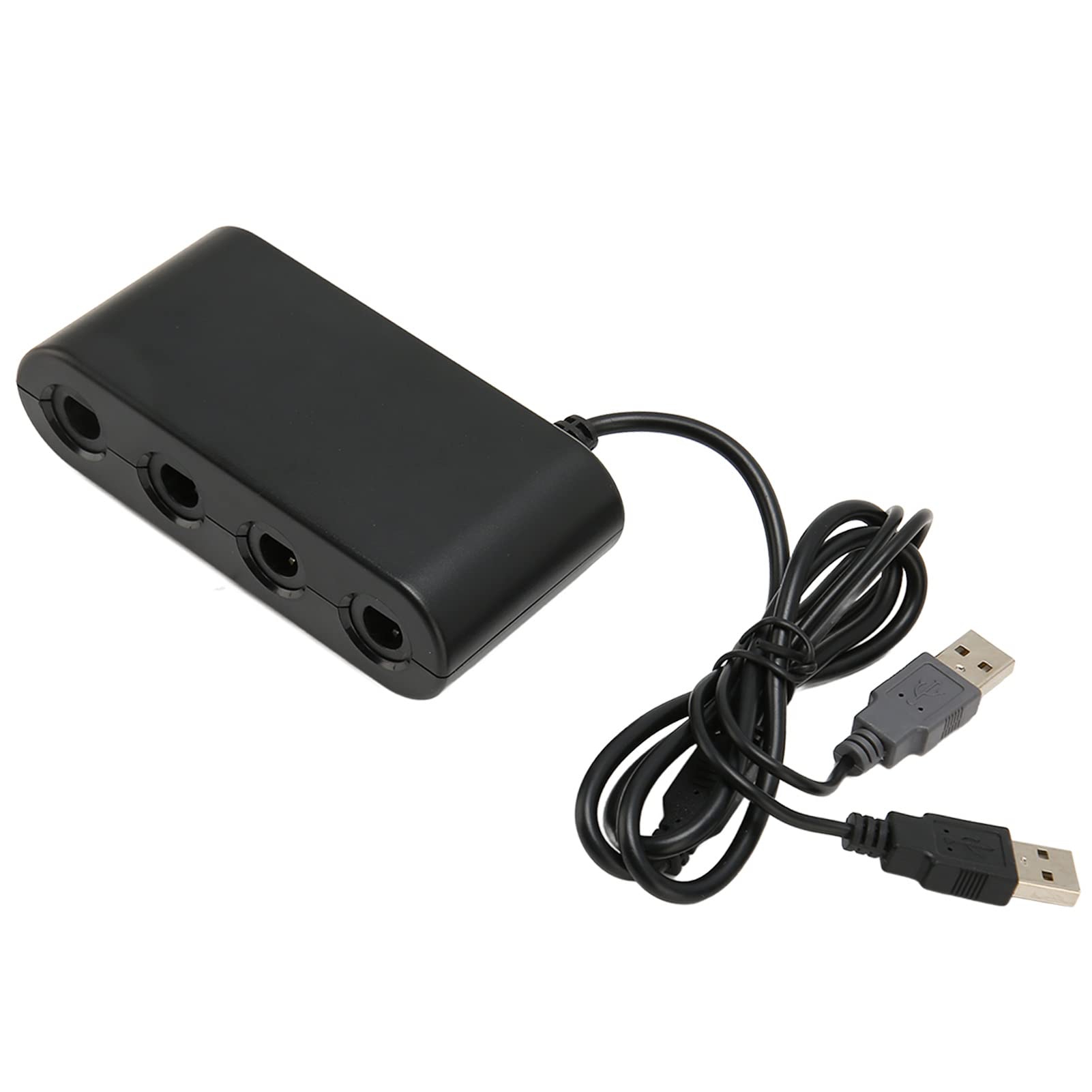 Adaptador de para para PC U, Adaptador de Controlador GC Portátil 3 en 1, 4 Puertos, Adaptador de Controlador de Juego con Función Turobo para para PC