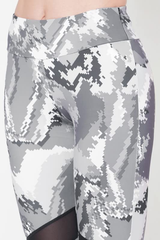Image of Women's JUST-Dry 7 /8 DIGI CAMO Printed MESH Tights