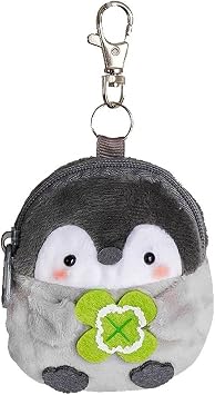 Cartoon Cute Plush Coin Purse Mini Wallet Earphone Bag Coin Purse Plush Bag Pendant Keyring Gift