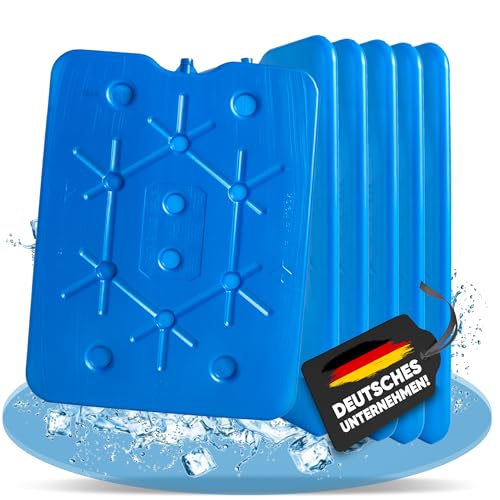 NEMT 6X Flacher Kühlakku 800 ml Kühlakkus 25 x 32,5 x 1,5 cm Kühlelemente Kühltasche Kühlbox