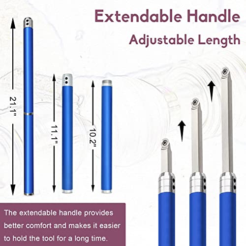 Set de herramientas para torno de madera con punta de carburo miniatura 5