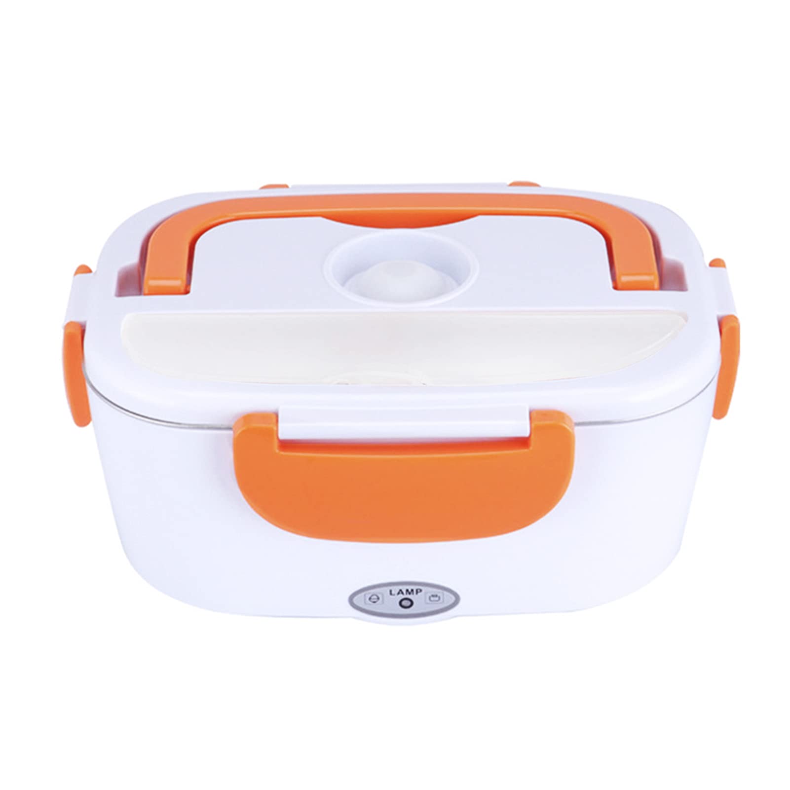 Obery Multifunctional Portable Electric Heating Lunch Box Food Heater Food Warmer with Removable Stainless Steel Container for Home Office(EU-Plug)