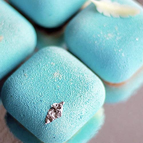 Image of FirstTry Mousse Cake Mold I 3D Fondant Silicone Baking Candy Mould I for Handmade DIY Soap Cakes French Dessert, Pastry, Chocolate, Cupcake, Ice Cream, Decoration Tools - 8 Cavity (Square Pillow)