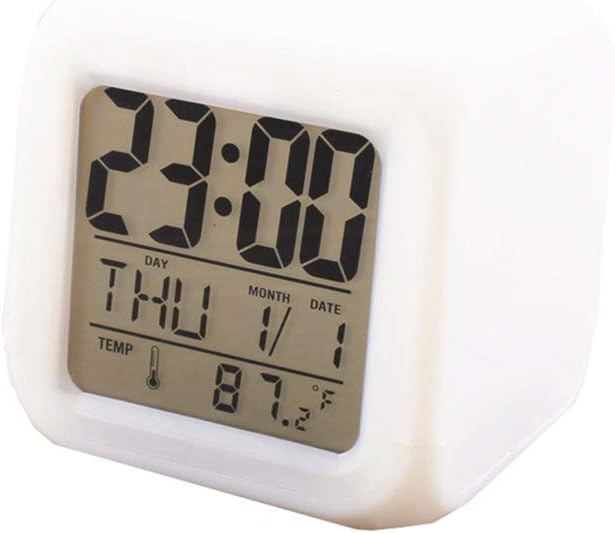 Hpera Led Alarm Clock Cube Alarm Clock Mains Powered Alarm Clock Alarm