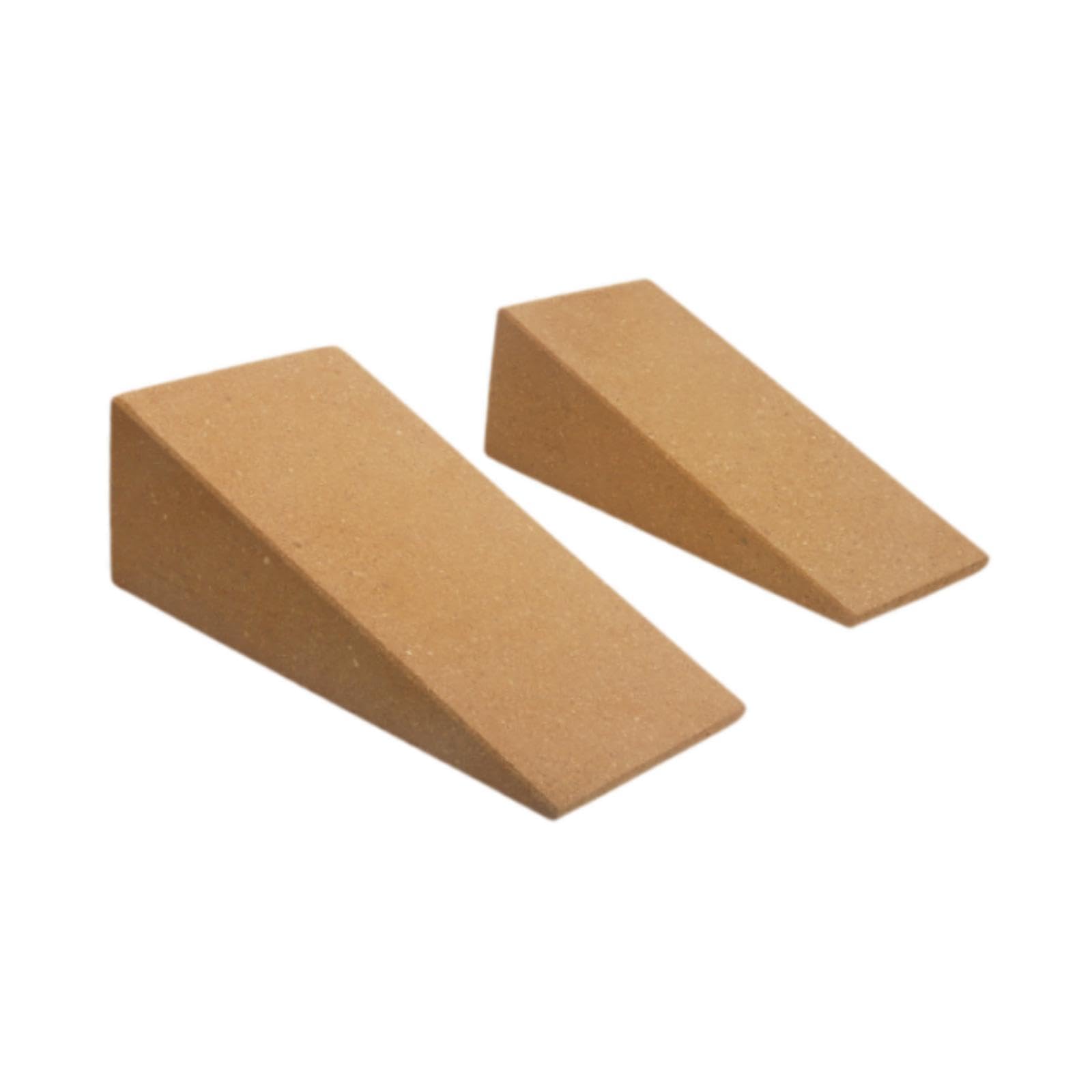 THE STYLE SUTRA 2Pcs Squat Wedge Cork Heel Stretcher Foot Stretcher for Yoga Workout Pilates-image-18