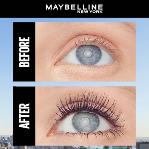 Image of Maybelline New York Lash Sensational Sky High Blue Mascara, Plum Twilight | Lengthening & Easy Wash Formula, 7.2ml