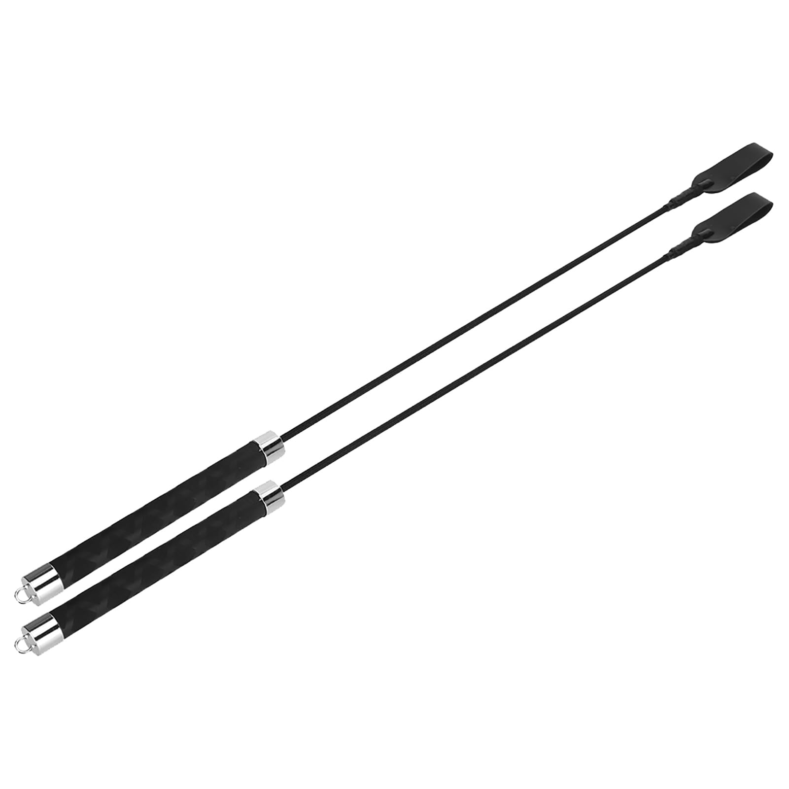 Tnfeeon Látigo para Perros, de Goma Antideslizante, Bastón de Entrenamiento para Perros y Gatos, 26,2 Pulgadas de Largo, Construcción Duradera de Cuero Artificial y Metal, Ideal para Juegos