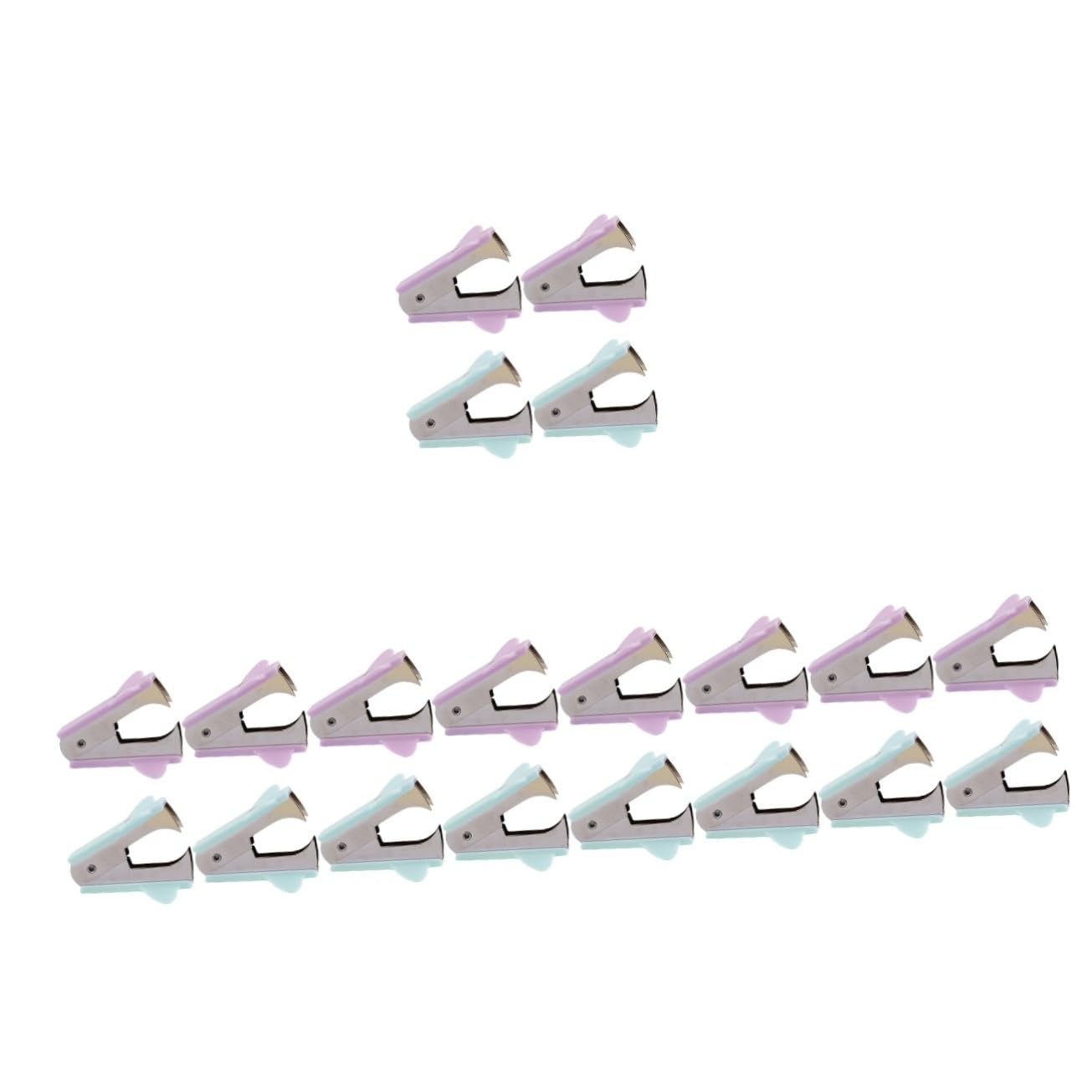 SHINEOFI 5 Sätze Mini-nagelentferner Reiniger Klammerlos Heben Luft Büroartikel Büromaterial Hefterentferner Für Das Büro Ergonomisches Werkzeug Zum Entfernen Von Pp 4 Stück * 5