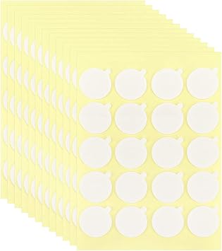 HANWER 240 PCS Double-Sided Candle Wick Stickers, Heat-Resistant Candle Stickers with The Little Tail, Adhere Steady in Hot Wax Stickers for Candle Making