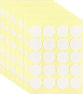240 PCS Double-Sided Candle Wick Stickers, Heat-Resistant Candle Stickers with The Little ‘‘Tail’’, Adhere Steady in Hot Wax Stickers for Candle Making