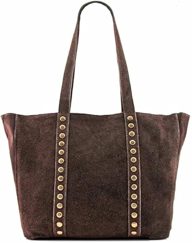 Genérico Bolso shopper tachuelas (Marron) Imagen de Genérico Bolso shopper tachuelas (Marron)