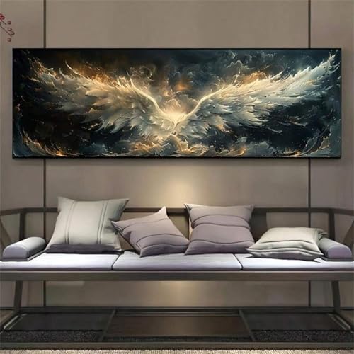 Affiche sur toile pour grand mur vide tableau ailes moderne encadré