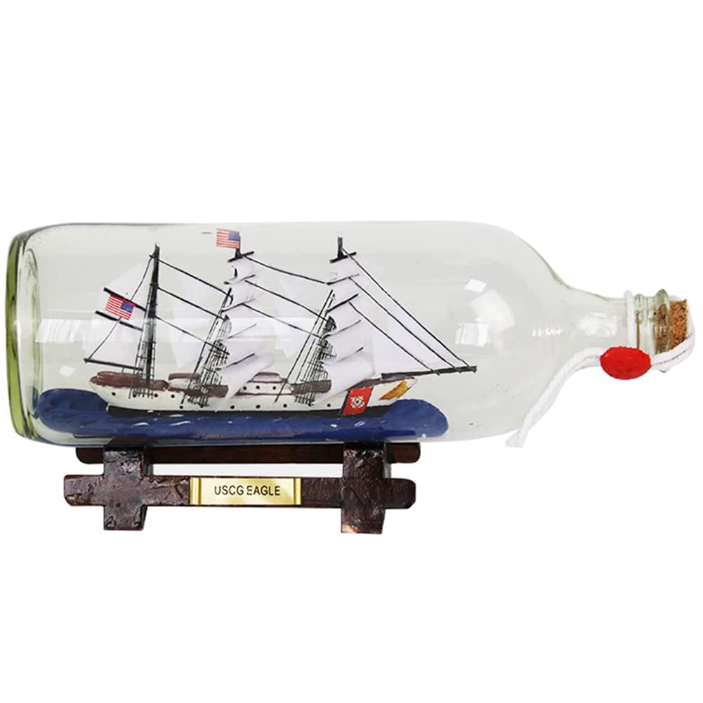 FLADO Maquette de bateau - Voilier dans une bouteille en
