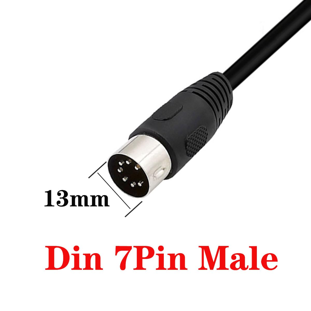 HTGuoji 7 Pin Din Cable, Midi 7-Pin Din Male to Female Controller Interface Audio Cable for Bang & Olufsen, Naim - Image 2