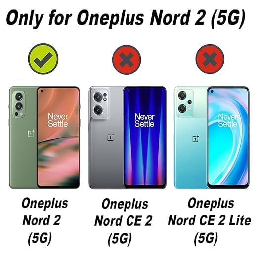 Image of TheGiftKart Genuine Leather Finish Back Cover for OnePlus Nord 2 5G / OnePlus Nord 2 Pac-Man Edition | Shockproof Design | Camera & Screen Protection | Stunning Minimalist Design Back Case (Black)