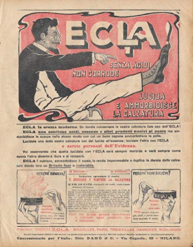 Ecla. Lucida e ammorbidisce le calzature. Advert