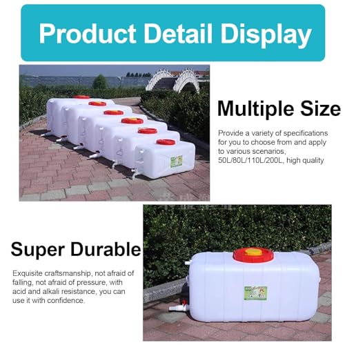 Récipient d'eau avec robinet YXCUIDP en plastique de qualité alimentaire pour camping - 5