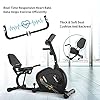 ONETWOFIT Recumbent Exercise Bike for Seniors and Adults, Indoor Stationary Bikes w 8 Level Resistance, LCD Monitor, Adjustable Seat, Cycling Fitness Equipment for Home Cardio Training 300 LB Capacity