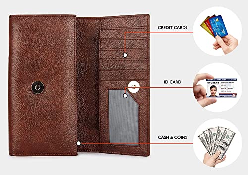 The-Clownfish-Leatherette-Brown-Womens-Wallet