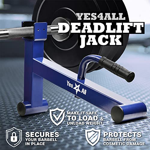 Yes4All Mini Deadlift Barbell Handle - Dark Blue #TOP3