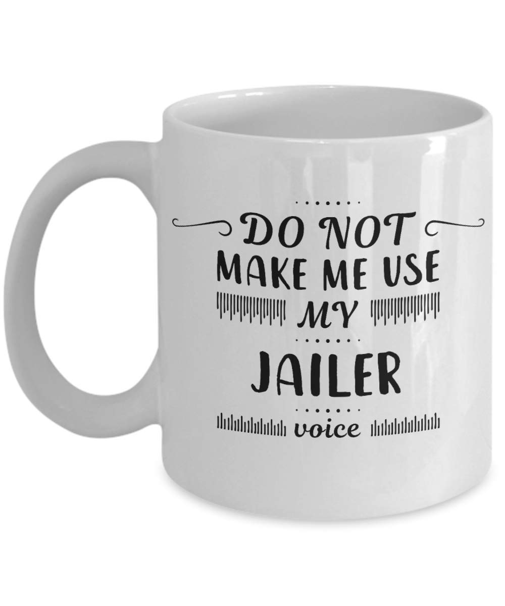 Funny Christmas Unique Gifts for Jailers — funny ceramic mug from ShopProudGifts