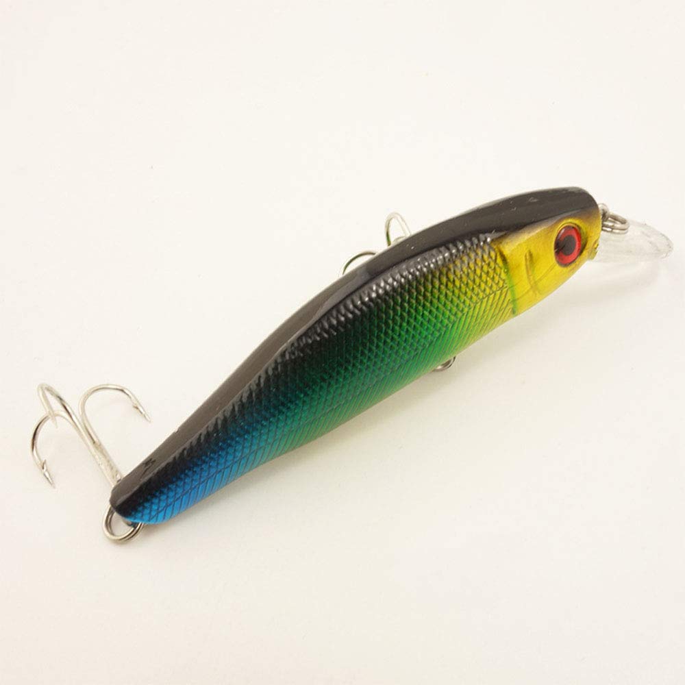 Lot De 6 Leurres Durs Type Minnow – 14,5 Cm 13g – Pêche Mer Et Rivière