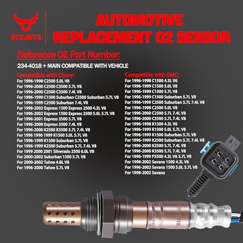 Sensor de Oxígeno Downstream 2Pcs 234-4018 para Chevy miniatura 2
