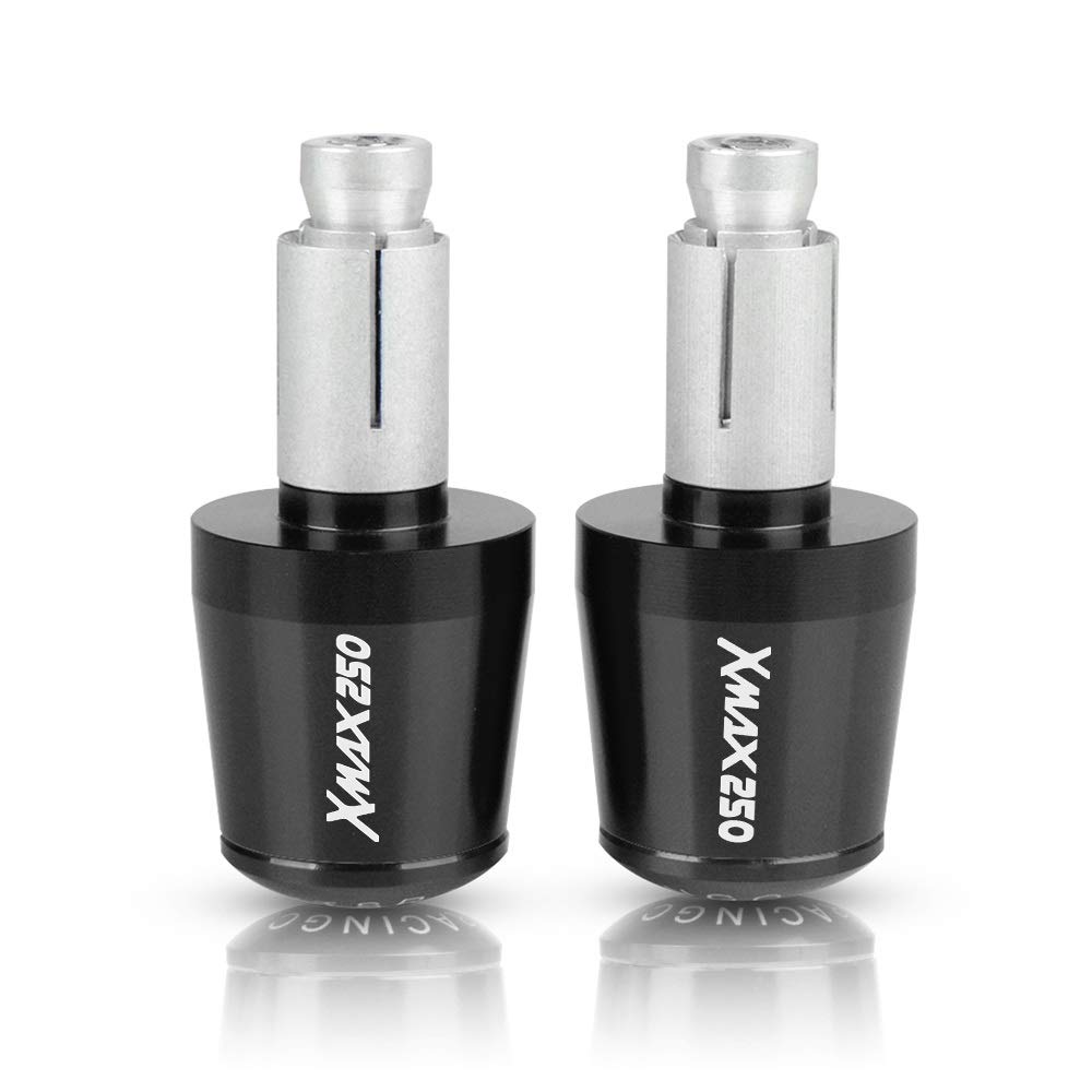 Poignée Yamaha Xmax anti-vibration embout de guidon moto 22mm noir