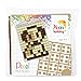 Produktbild Pixel P23017 Mosaik Medaillon Hund, Schlüsselanhänger für Kinder zum Selbstgestalten, kinderleichtes Stecksystem, ohne Bügeln und Kleben, Steinchen aus Biokunststoff