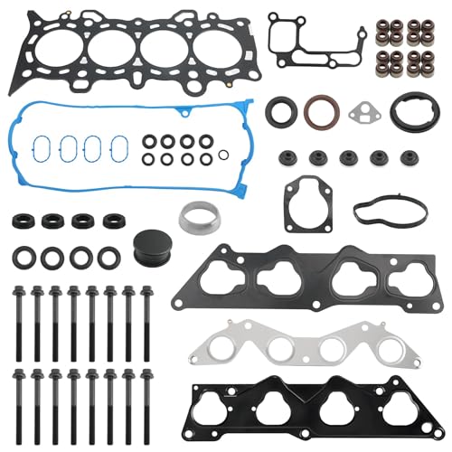 Image of HS26236PT-2 Cylinder Head Gasket Set with Bolts for 1.7L D17A1 L4 Engine, Compatible with 2001-2005 Honda Civic LX DX, Replace# HS26236PT HBHO034