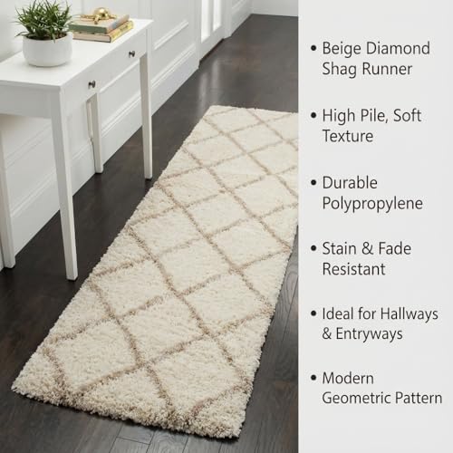 Image of Fluffy Silky Micro Fiber Polyster Carpet /Runner for Bedroom, Study Room, Playing Room, Guest Room ETC. 2x4 Feet, (P-15)