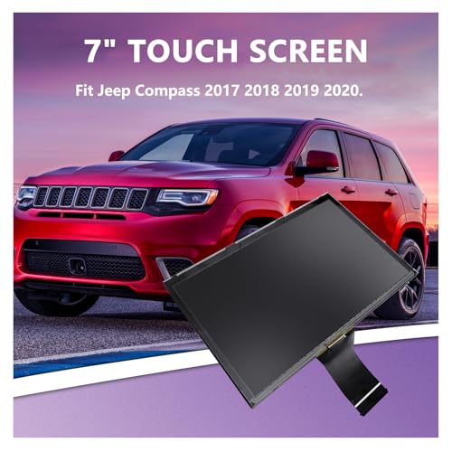 Image of New Replacement 7 inch LCD Display Fit for Jeep Compass 2017-2020 TDO-WXGA0700K00033-V2 TDO-WXGA0700K00057-V1 LMB-K00057BL (7 Jeep LCD)