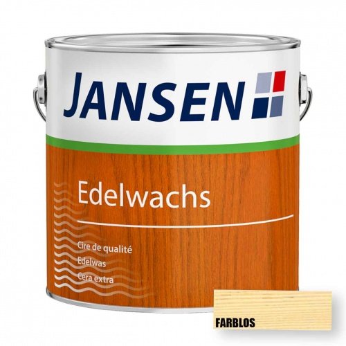 Jansen inoxidable Cera 2,5L incoloro, cera para madera